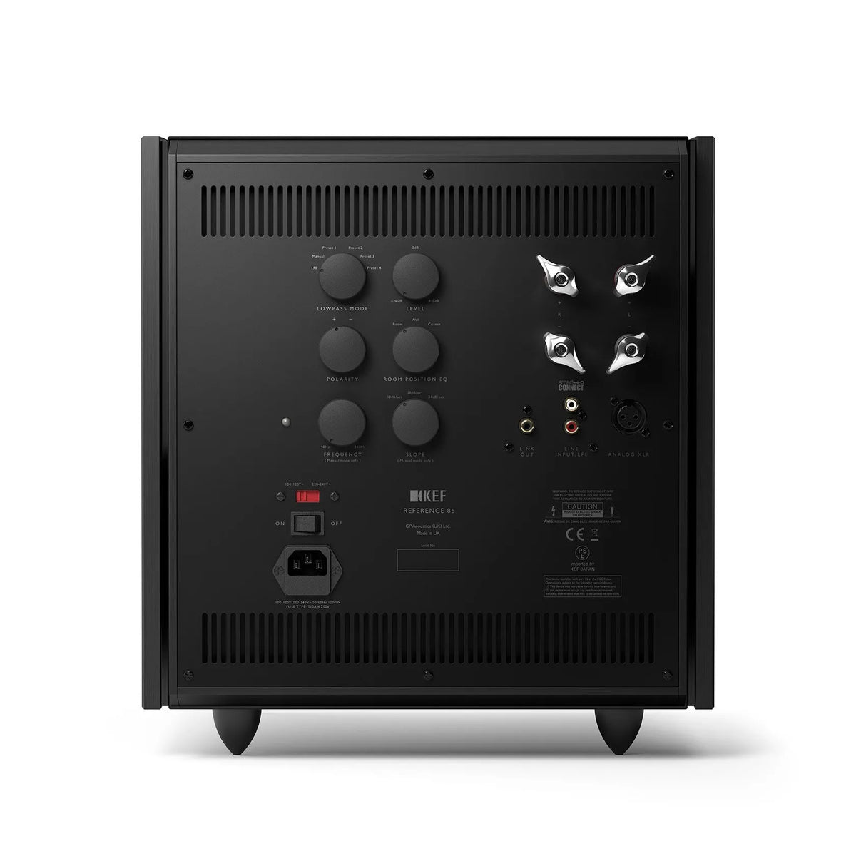 KEF Reference 8b, vista posteriore