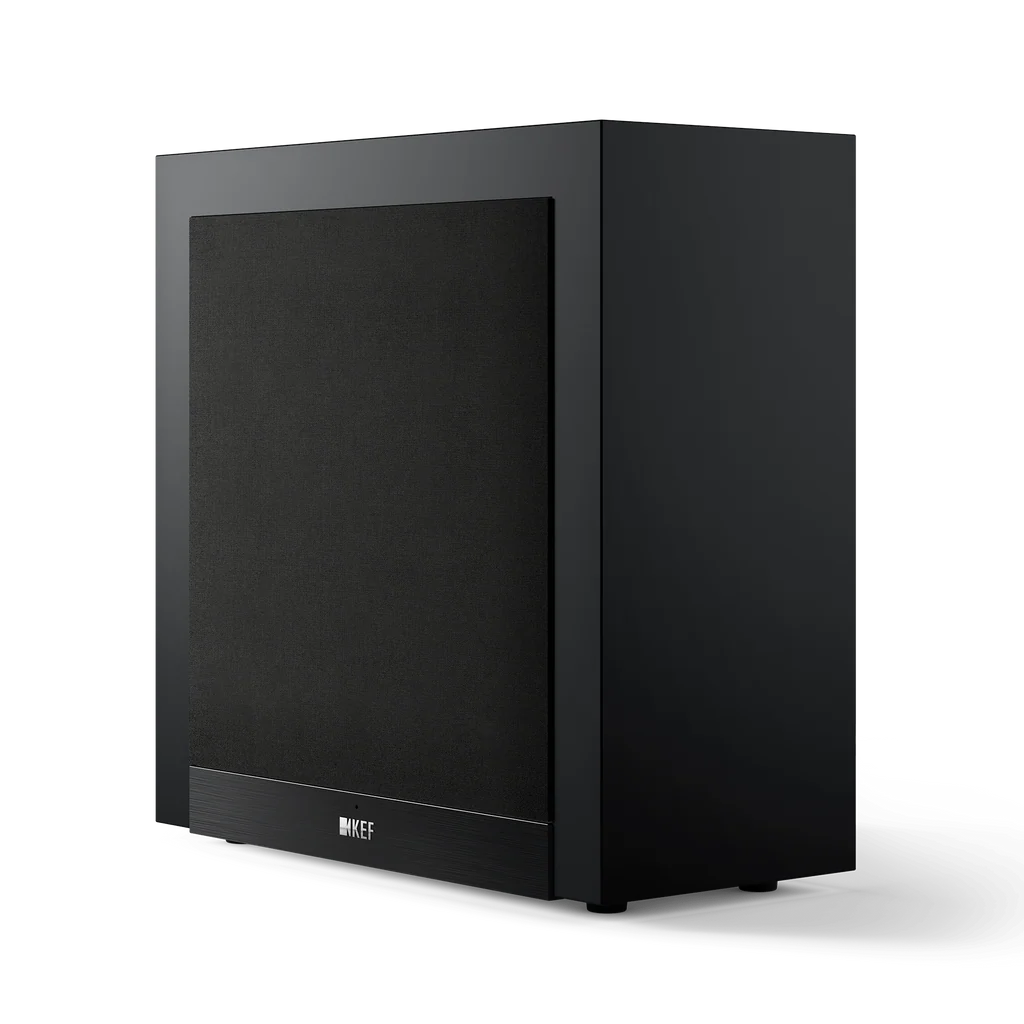 KEF T2, Nero, vista di tre quarti