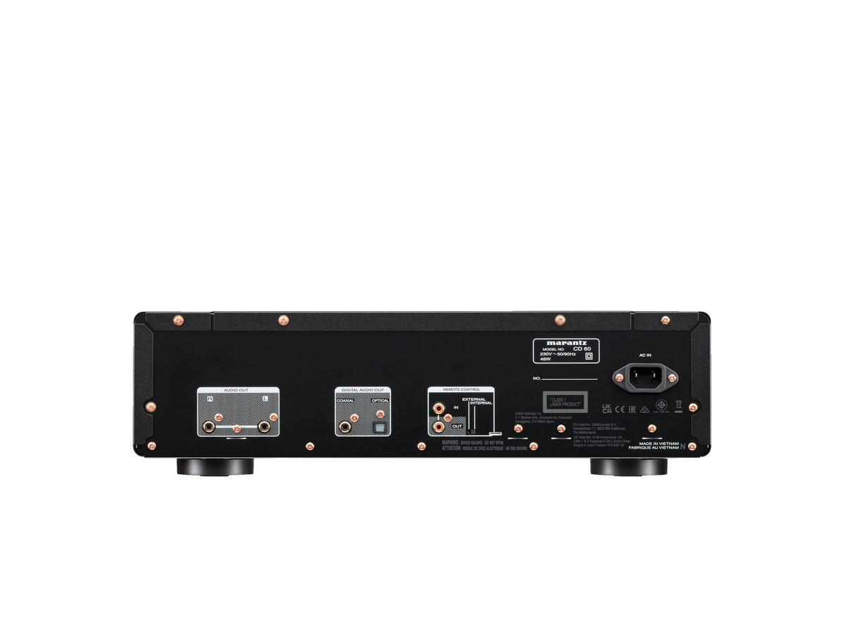 Marantz CD60 — Vista posteriore