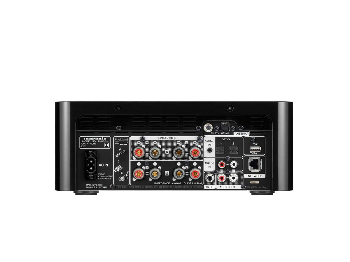 Marantz Melody M-CR612 — Vista posteriore