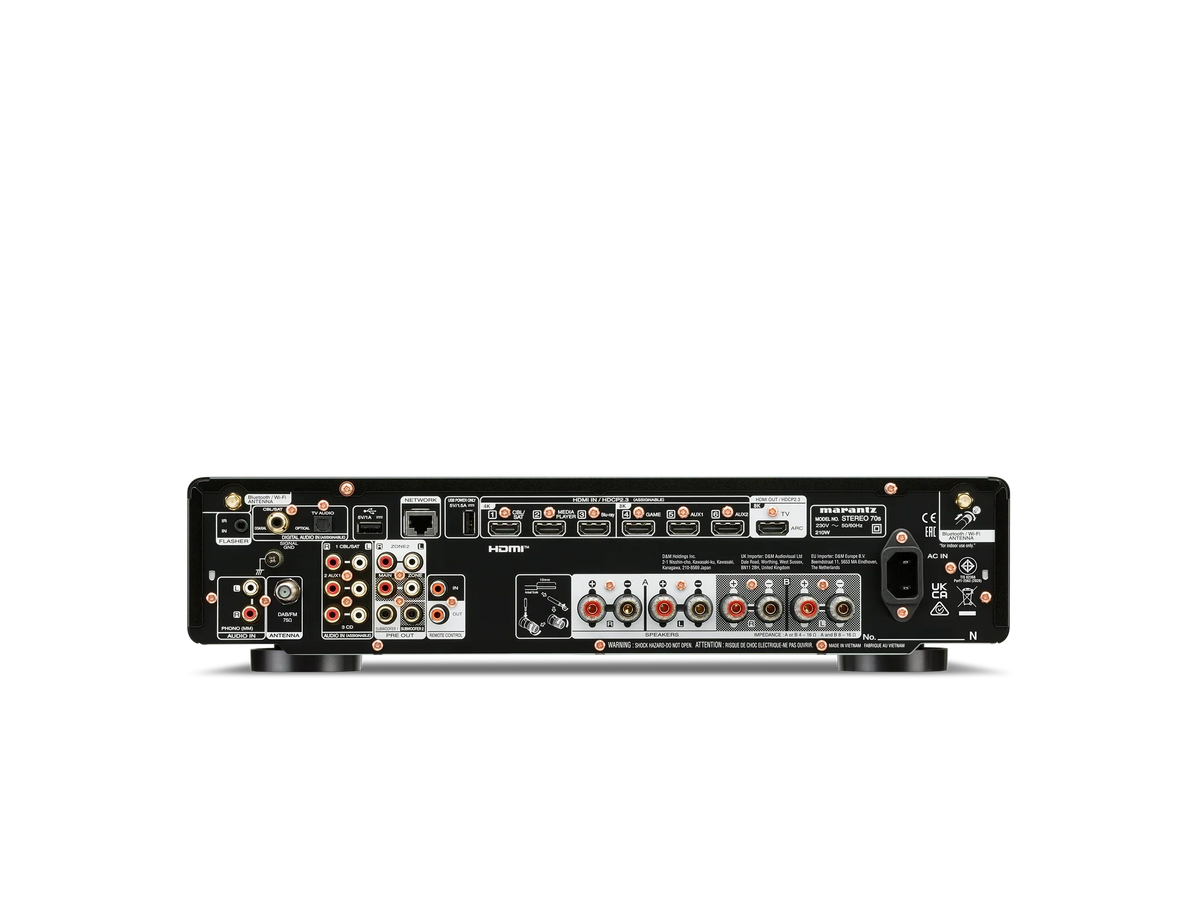 Marantz Stereo 70s, vista posteriore