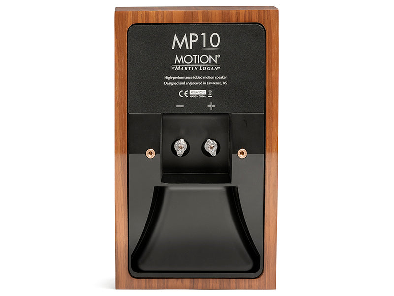 MartinLogan Motion MP10, Vista posteriore Finitura Noce