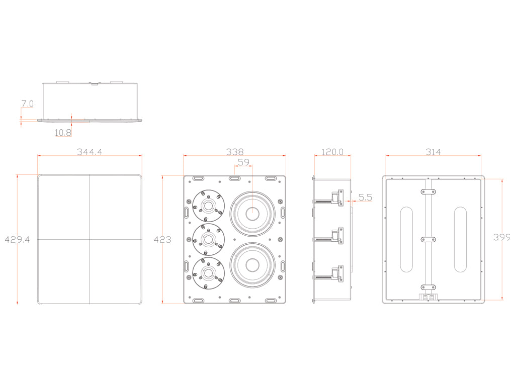 MK Sound IW-300MKII — Dettaglio