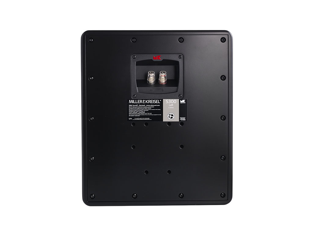 MK Sound S300 (Right/Center) — Vista posteriore