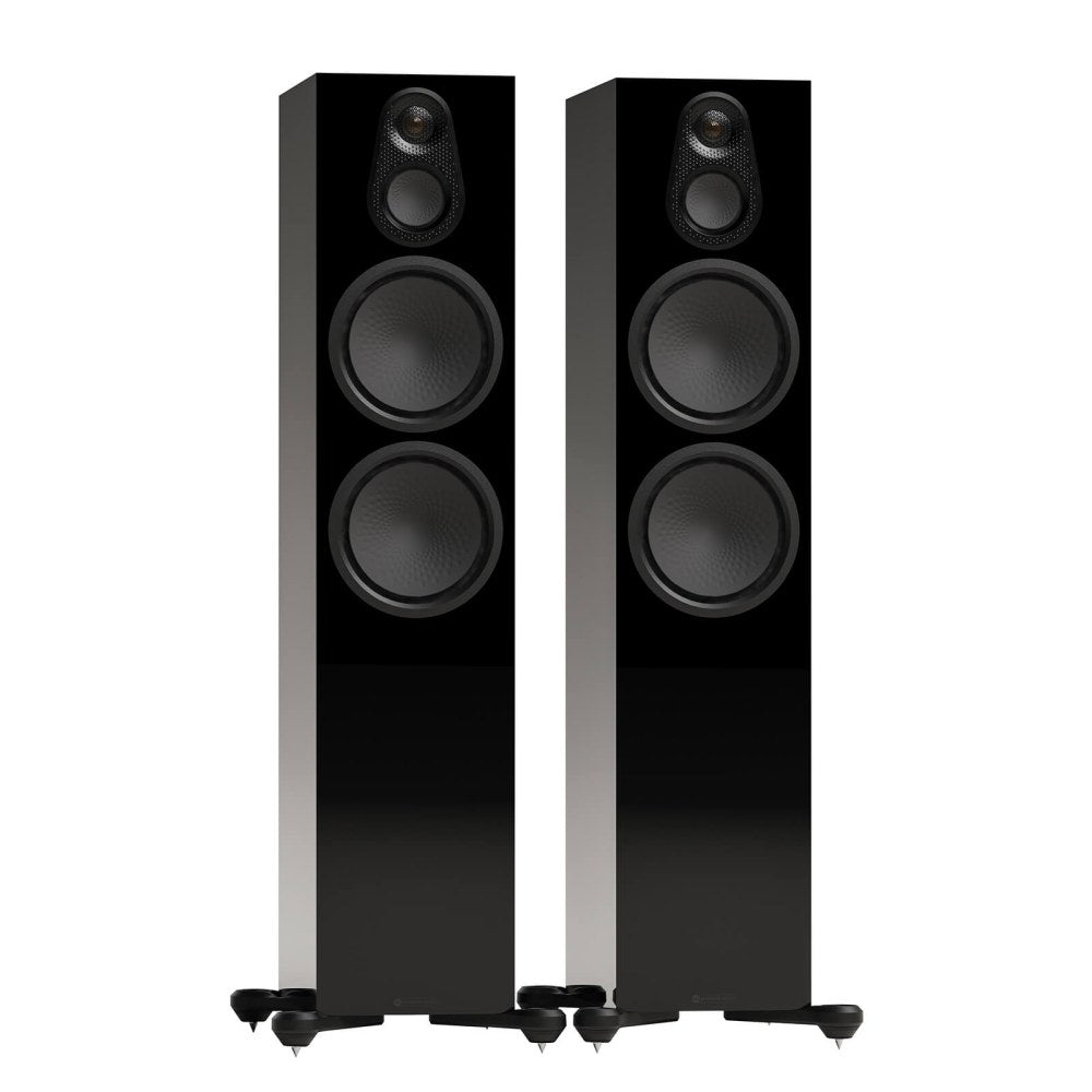 Monitor Audio Silver 500 8G, finitura nero lucido, coppia