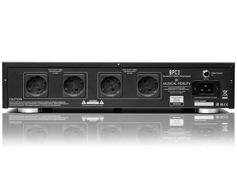 Musical Fidelity BPC3 — Vista posteriore