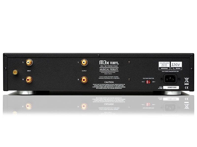 M3x VINYL, vista posteriore