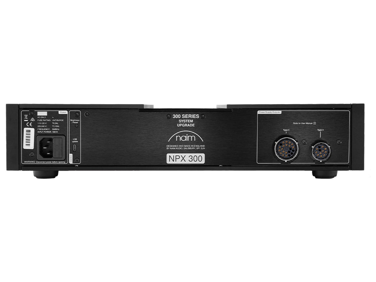 Naim NPX 300, vista posteriore