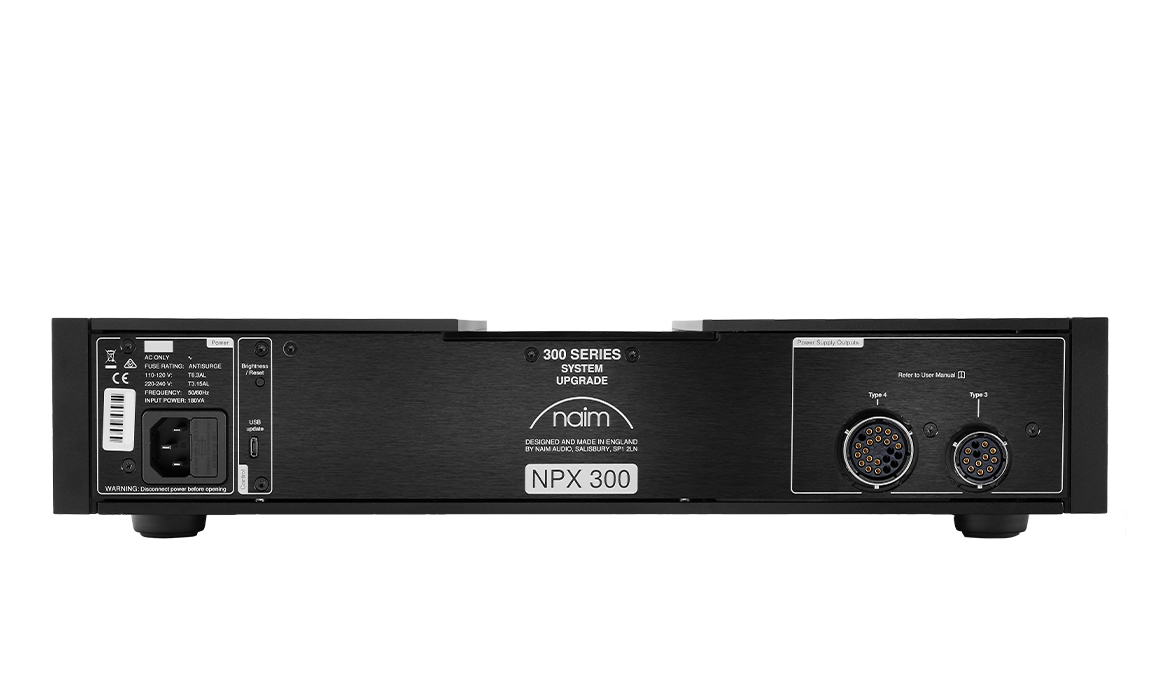 Naim NPX 300 — Vista posteriore