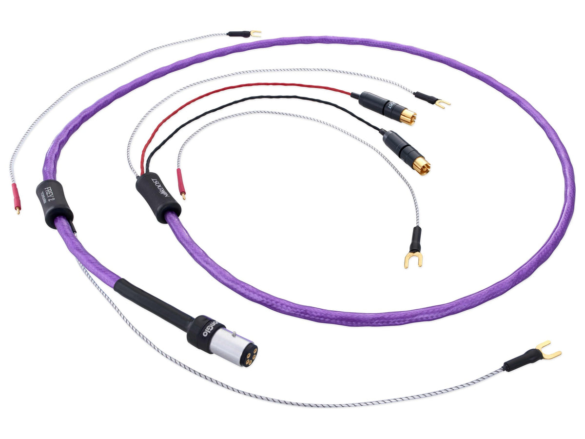 Nordost Frey 2 Tone Arm + Cavo per braccio, vista frontale
