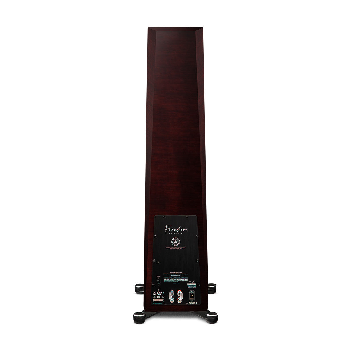 Paradigm Founder 120H, Vista posteriore Finitura Ciliegio rosso