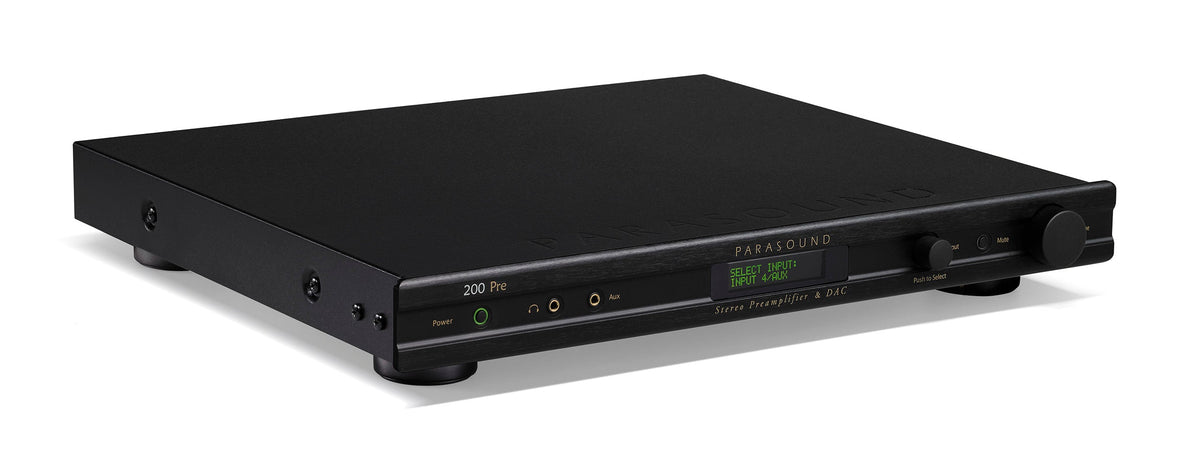 Parasound 200 Preamp, vista frontale