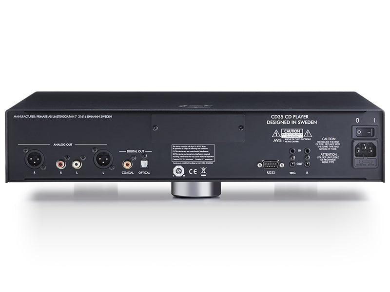 Primare CD35 — Vista posteriore