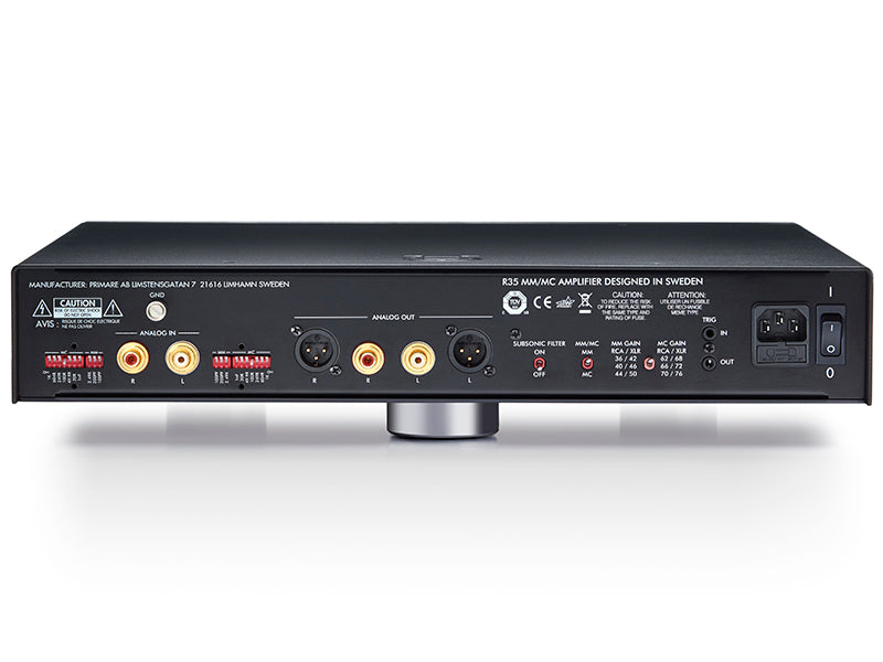 Primare R35 — Vista posteriore