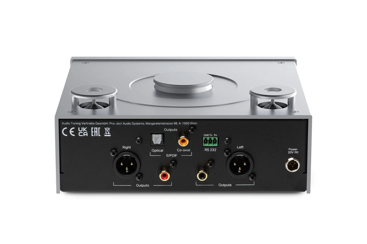 Pro-Ject CD BOX RS2 Tube, vista posteriore