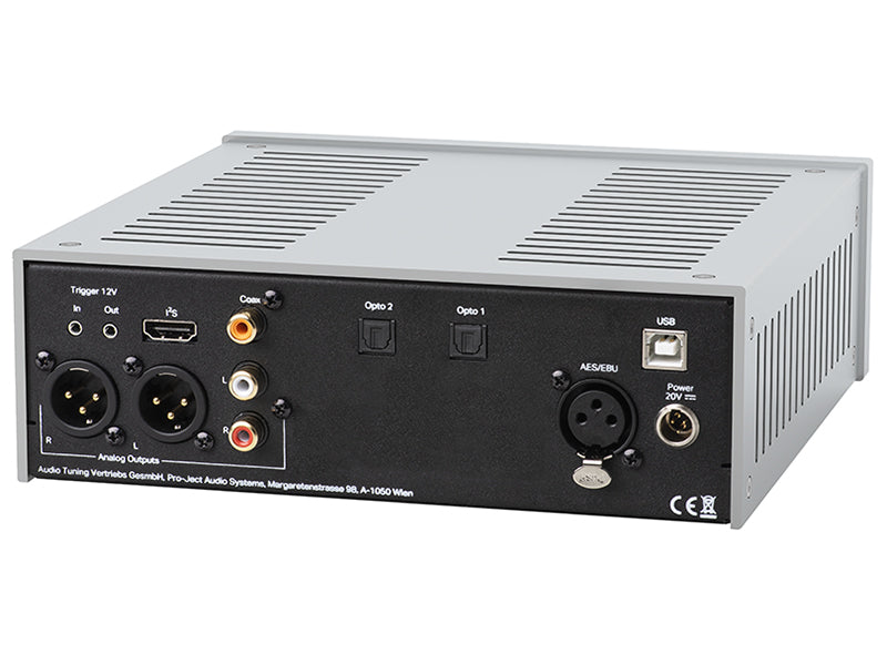 Pro-Ject DAC Box RS2, vista posteriore