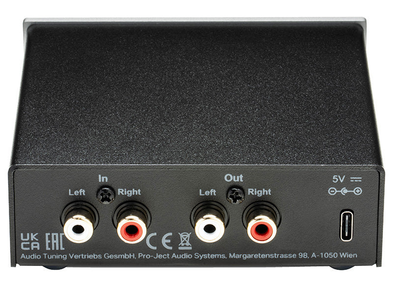 Pro-Ject Head Box E, vista posteriore