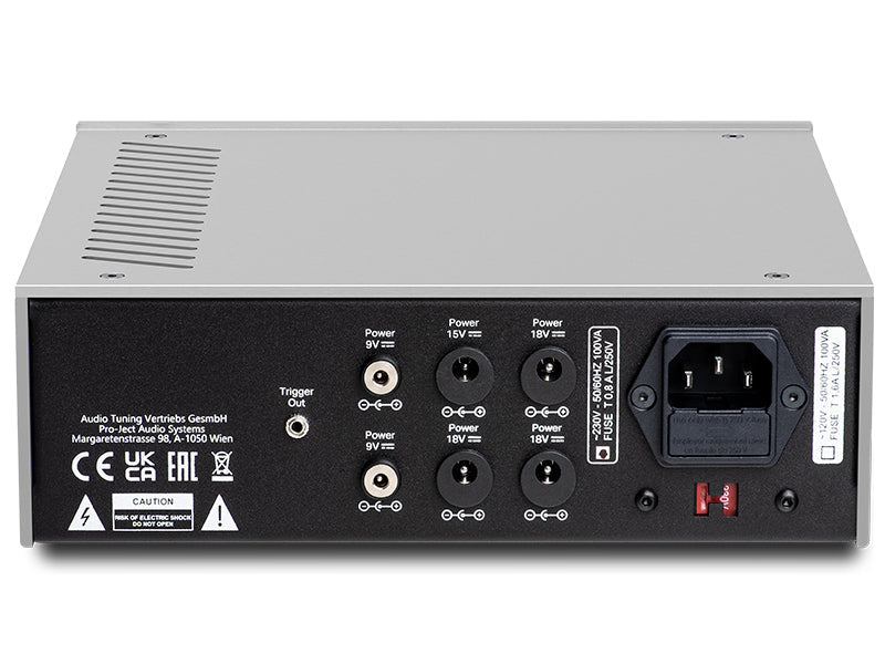 Pro-Ject Power Box DS3 Sources, vista posteriore