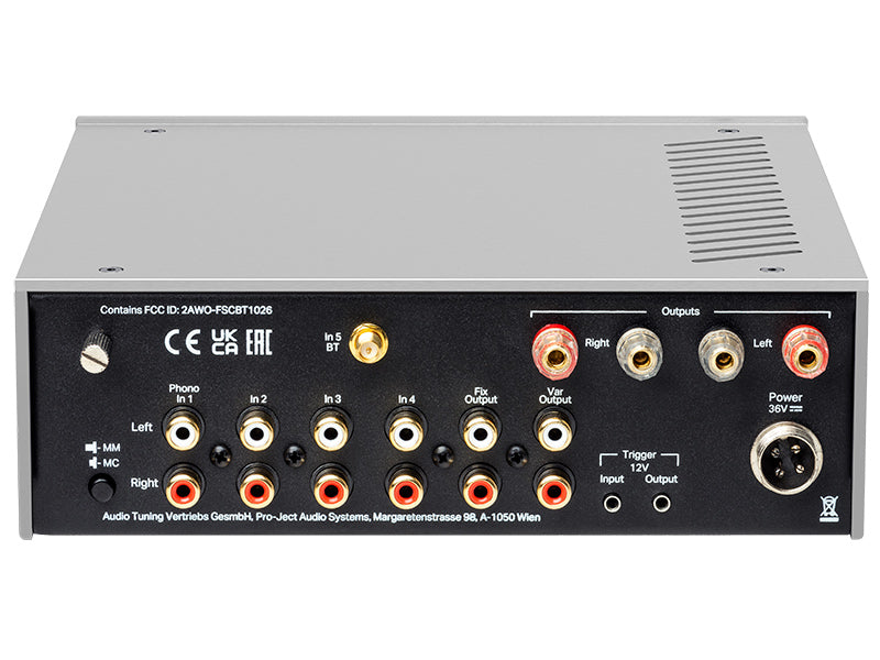 Pro-Ject Stereo Box DS3, vista posteriore