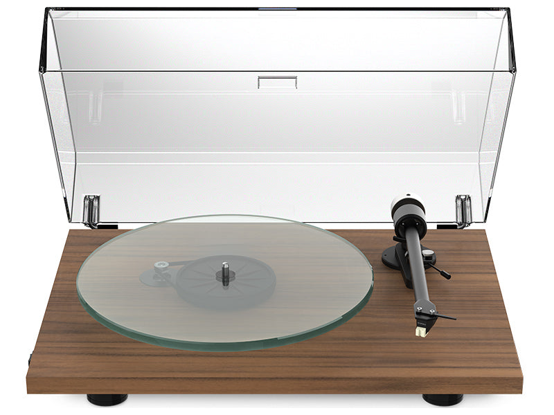 Pro-Ject T2, Vista frontale 2 Finitura Noce