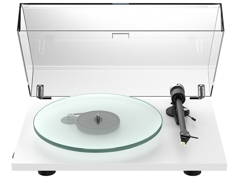 Pro-Ject T2 W, Vista frontale 2 Finitura Bianco