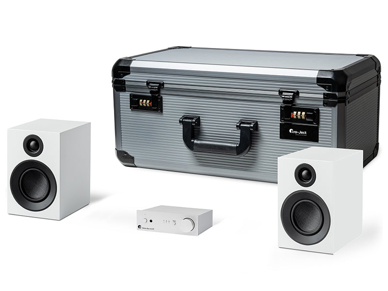 Pro-Ject Travel Set, Silver/Bianco