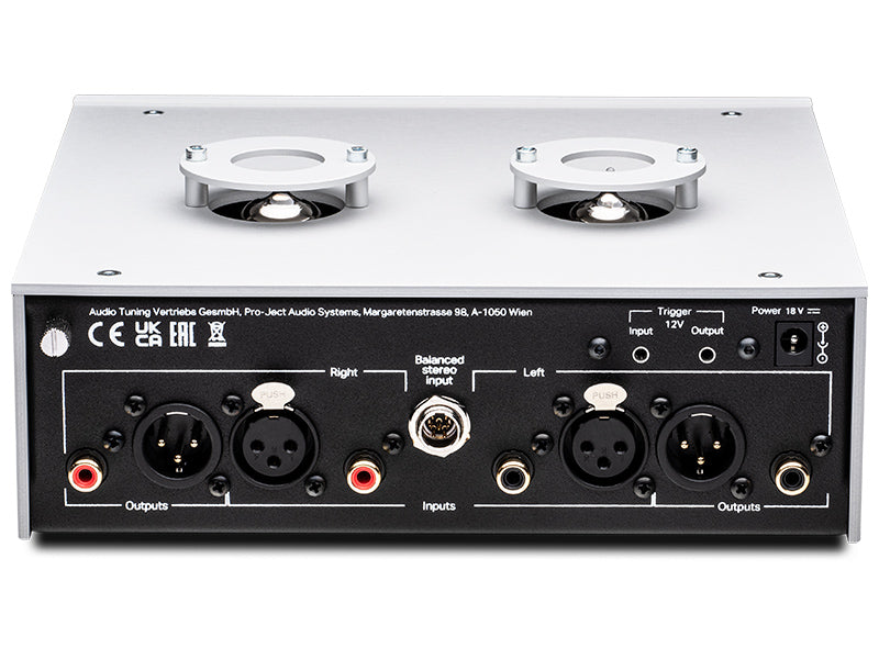 Pro-Ject TUBE BOX DS3 B, vista posteriore