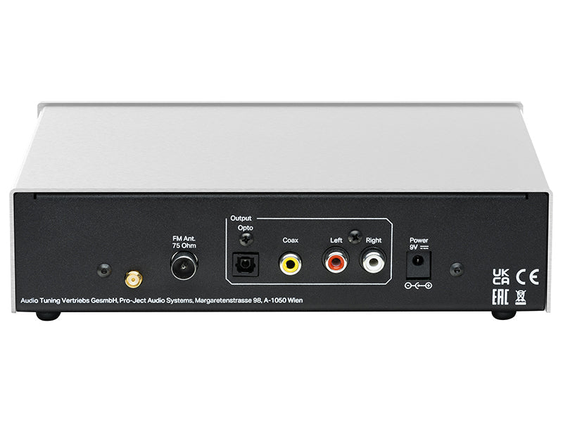 Pro-Ject Tuner Box S3 DAB+, vista posteriore