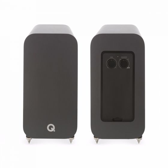 Q Acoustics 3060S, Vista posteriore Finitura Grigio