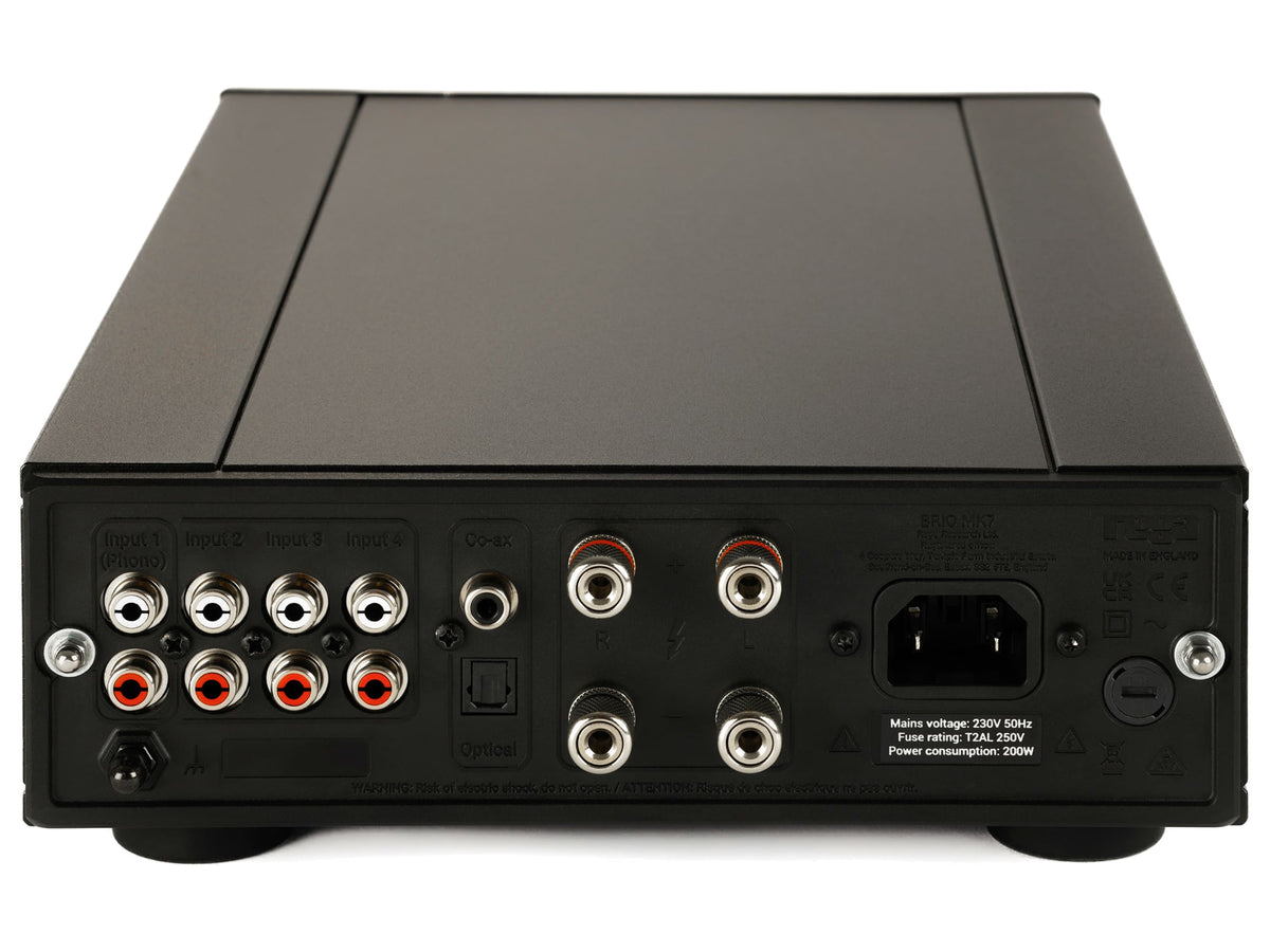 Rega Brio MK7 — Vista posteriore