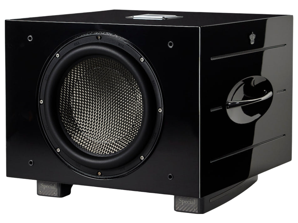 REL Carbon Special Black Label, vista frontale