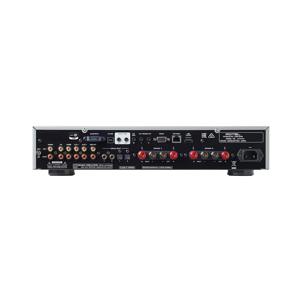 Rotel A-14 MKII — Vista posteriore