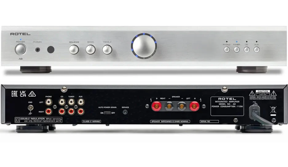 Rotel A-8 — Silver