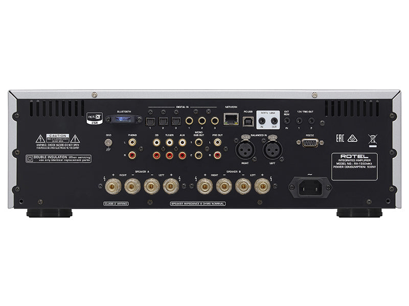 Rotel RA-1592 MKII — Vista posteriore