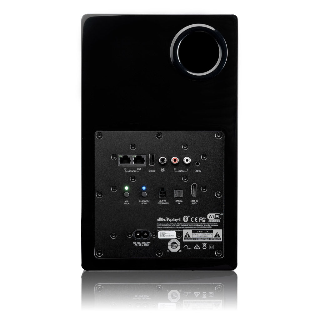 SVS Prime Wireless Pro, pannello posteriore del diffusore attivo