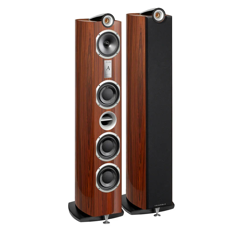 Triangle Signature ALPHA — vista laterale finitura golden oak