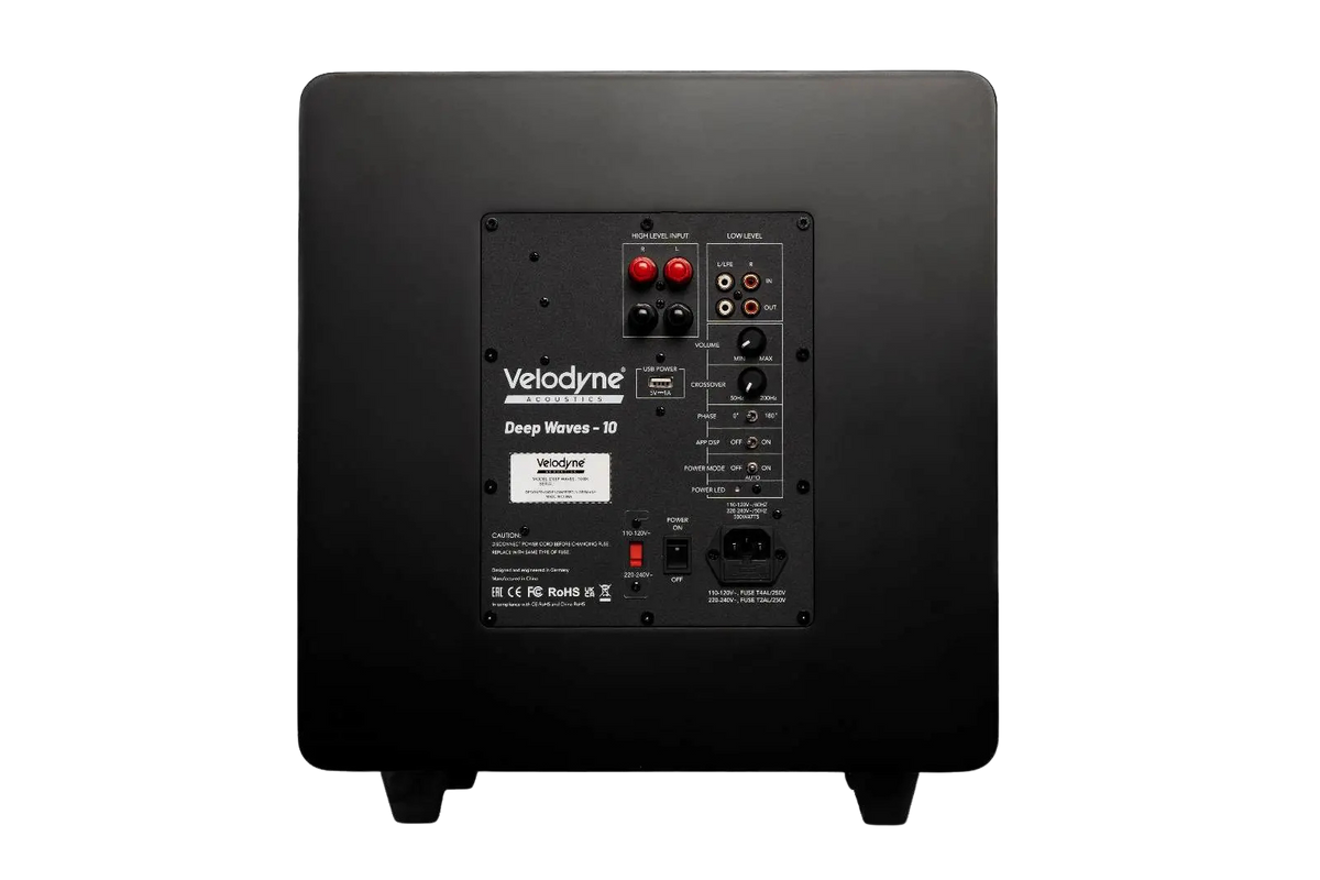 Velodyne Deep Waves 10, vista posteriore