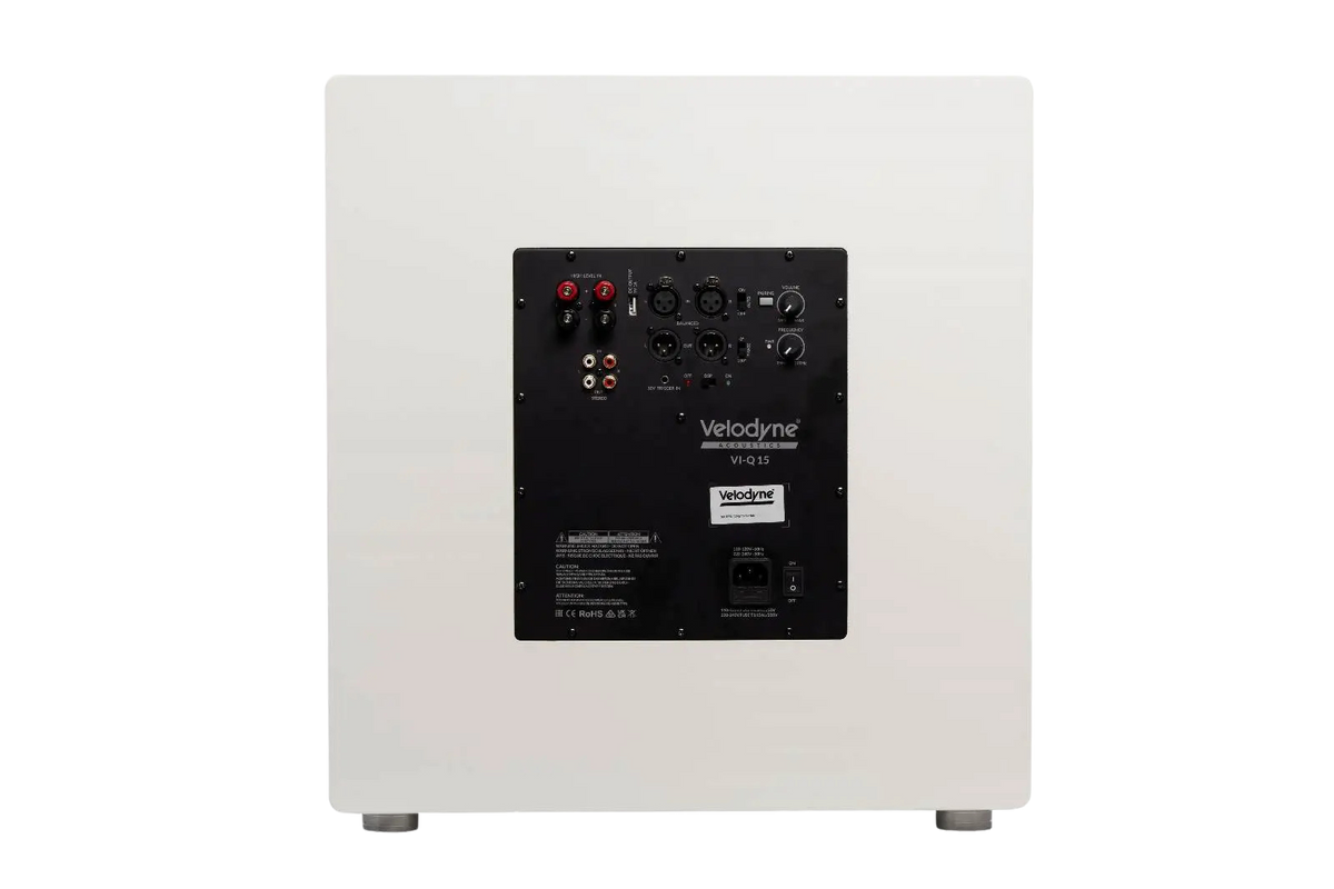 Velodyne VI-Q 15, Vista posteriore Finitura Bianco