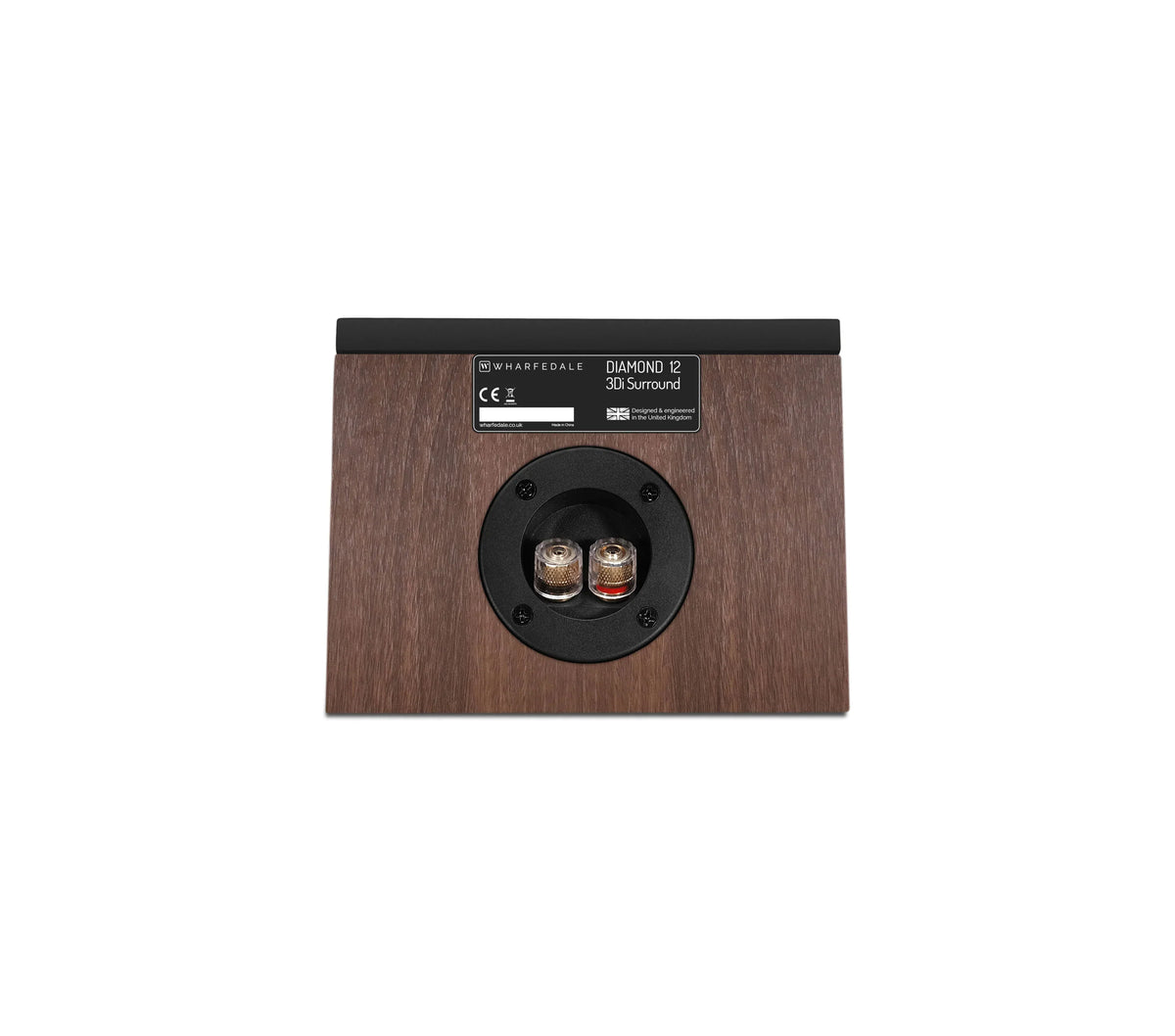 Wharfedale Diamond 12 3Di, Noce, vista frontale