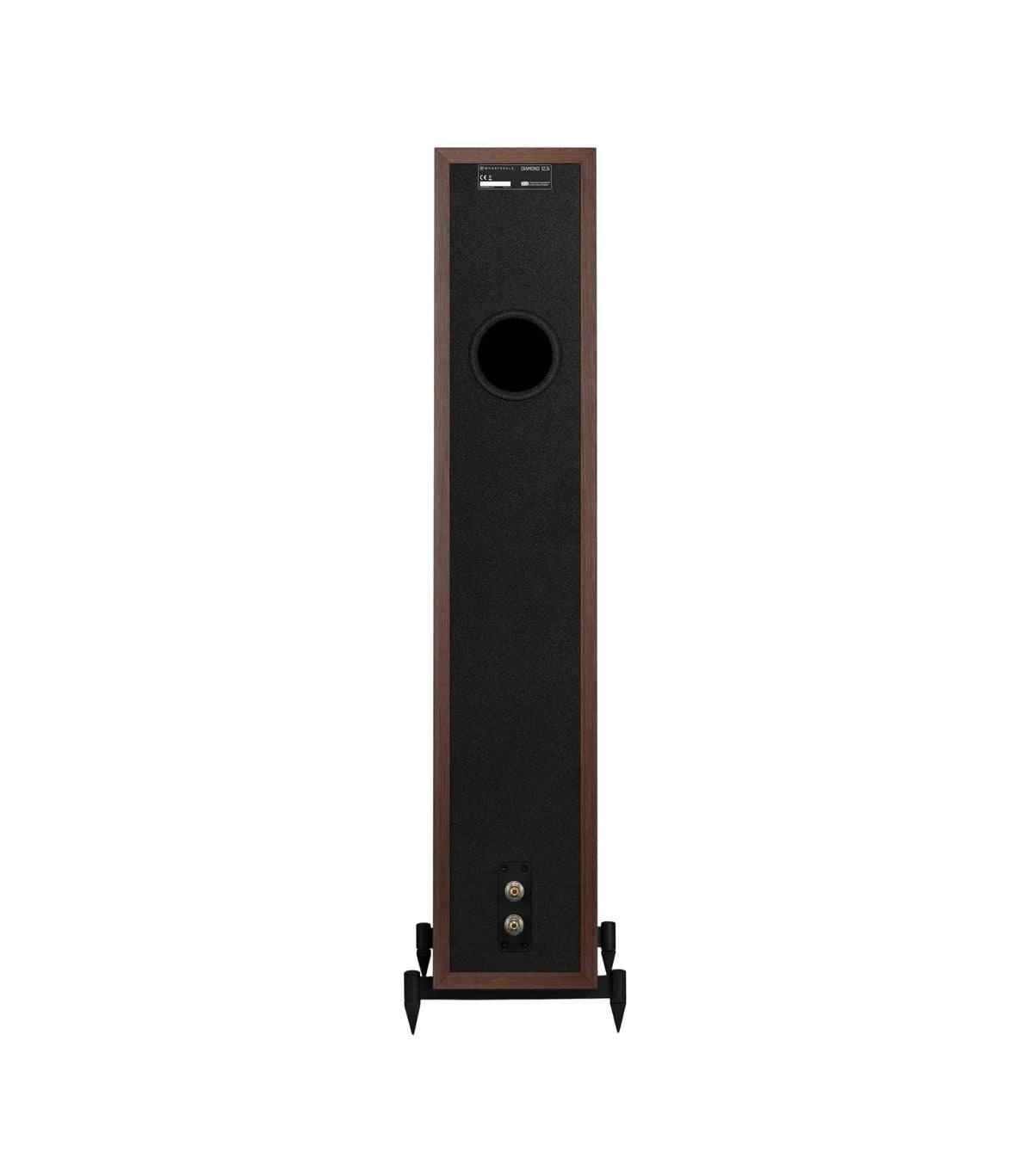 Wharfedale Diamond 12.3i, Noce, vista posteriore