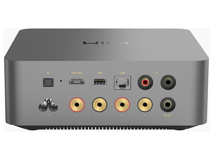 WiiM Amp Ultra, vista posteriore