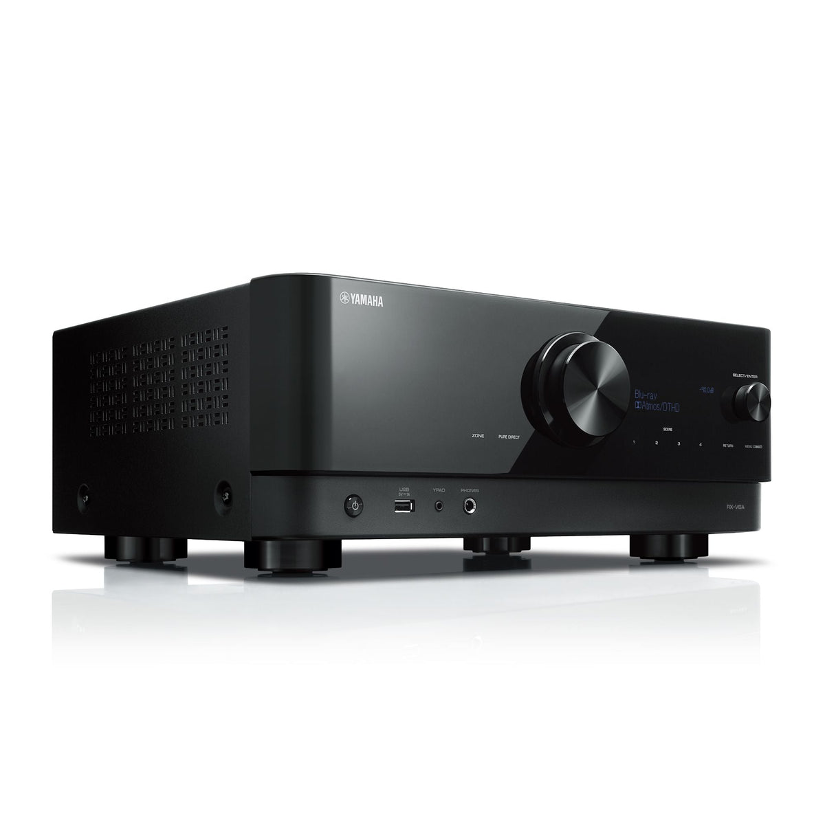 Yamaha AV RX-V6A — Vista laterale