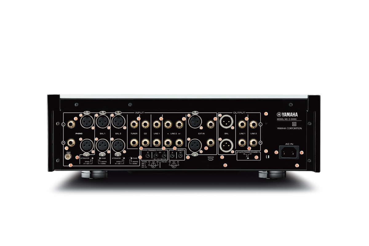 Yamaha C-5000 — Vista posteriore