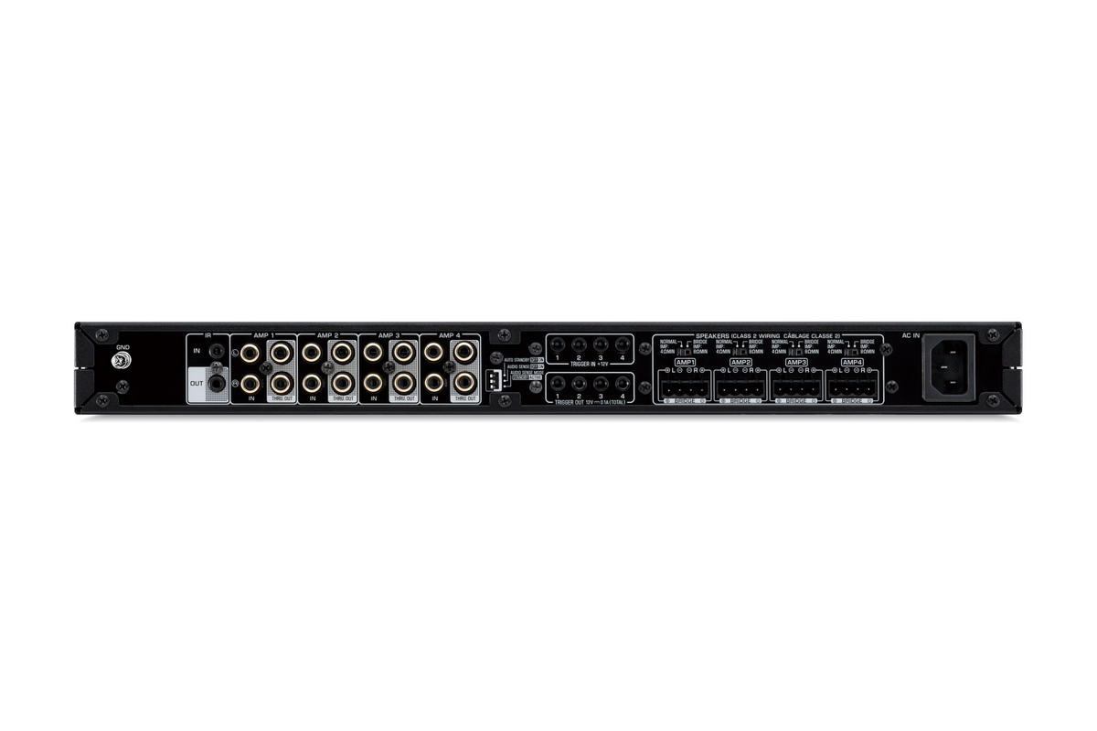 Yamaha XDA-AMP5400 RK — Vista posteriore