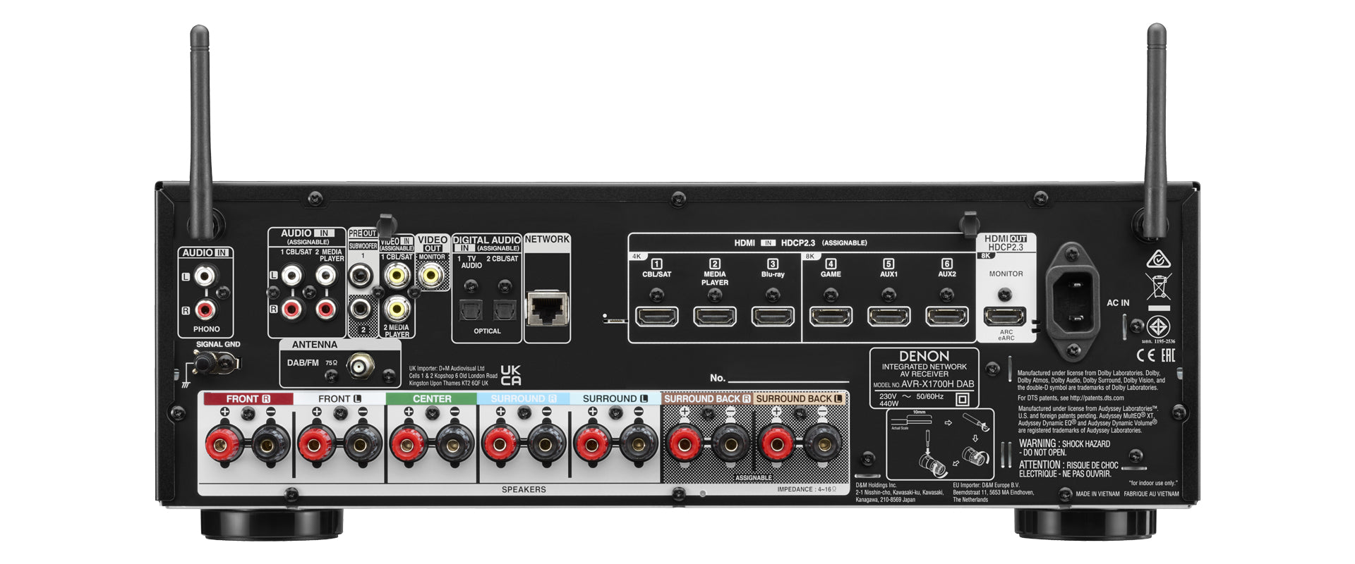 Denon AVRX1700H DAB