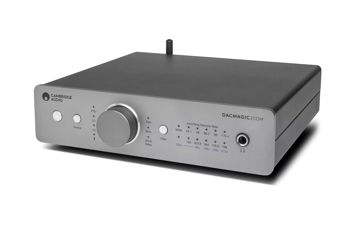 Cambridge Audio DacMagic 200M — vista di 3/4 da destra dall'alto